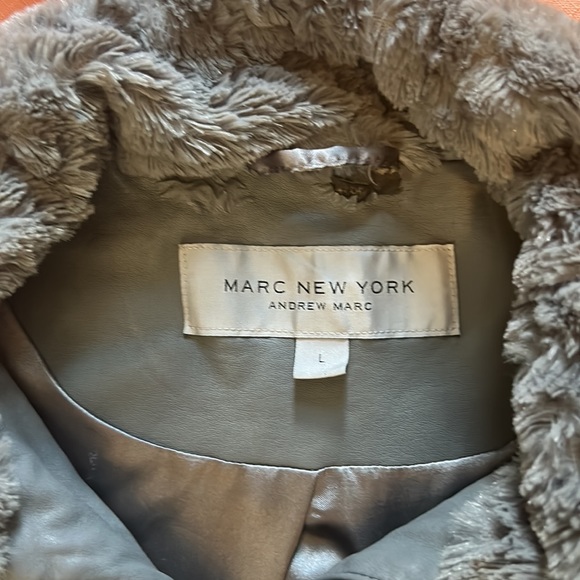 Andrew Marc Soft Gray Vest - Picture 2 of 4